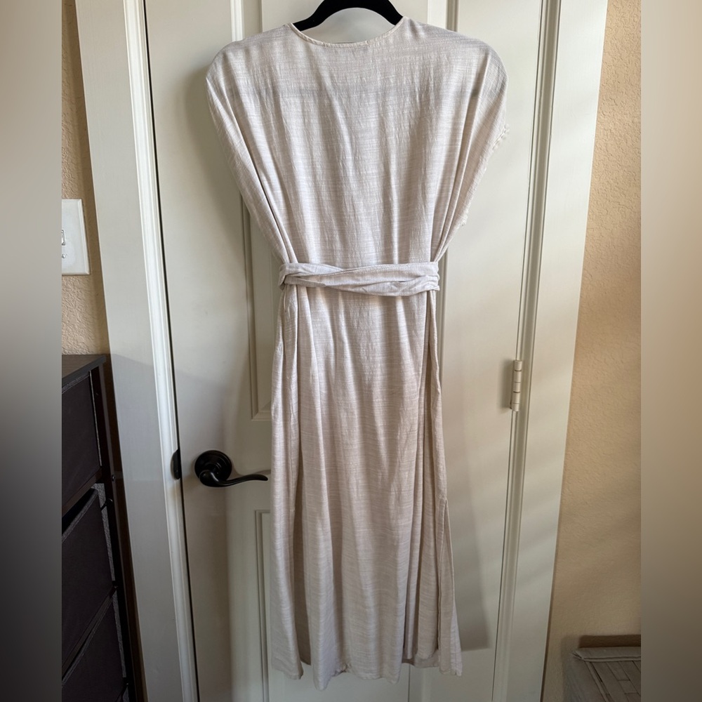 Zara Linen Blend Midi Dress - Picture 4 of 4
